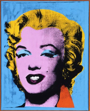 300x372 Blue Marilyn (Y1978 46) - Marilyn Painting