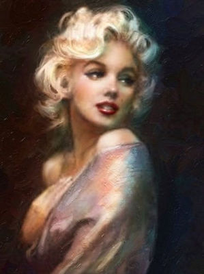 299x400 Chop328 100% Hand Painted High Quality Marilyn Monroe Art Oil - Marilyn Painting