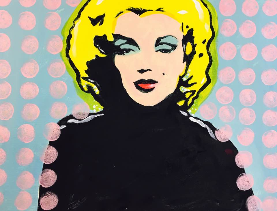 960x731 How To Paint Pop Art With Acrylics Marilyn - Marilyn Painting