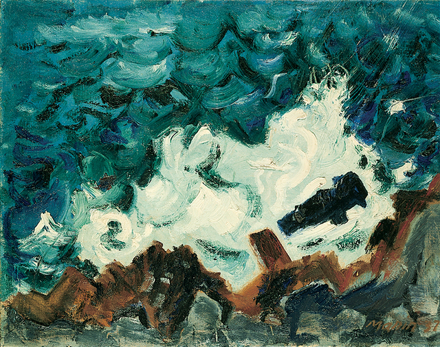 640x506 No. 3 John Marin's Oil Paintings, Ed Schad The Modern Art Notes - Marin Painting