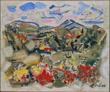 384x320 Tunk Mountains, Autumn, Maine By John Marin - Marin Painting