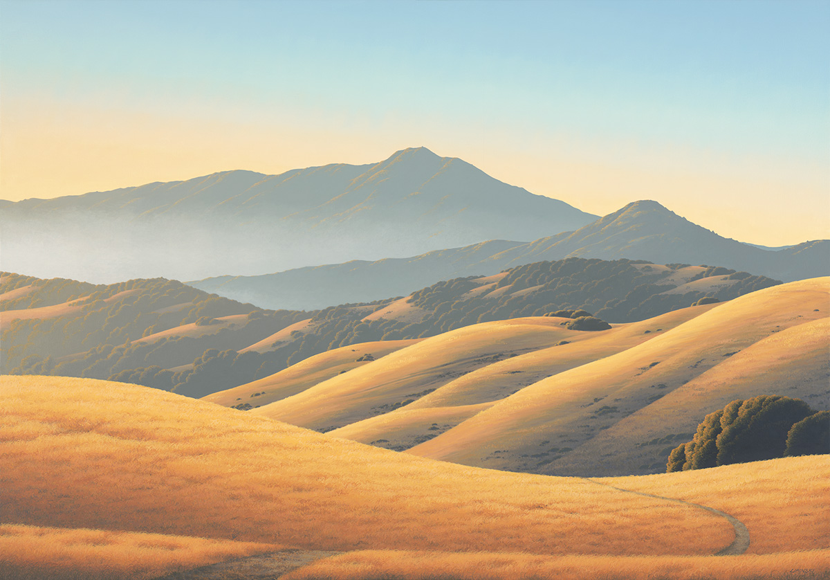 1200x838 Finished Commissioned Painting From Ring Mountain. Art - Marin Painting