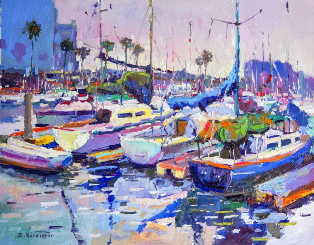 Marina Painting at PaintingValley.com | Explore collection of Marina ...