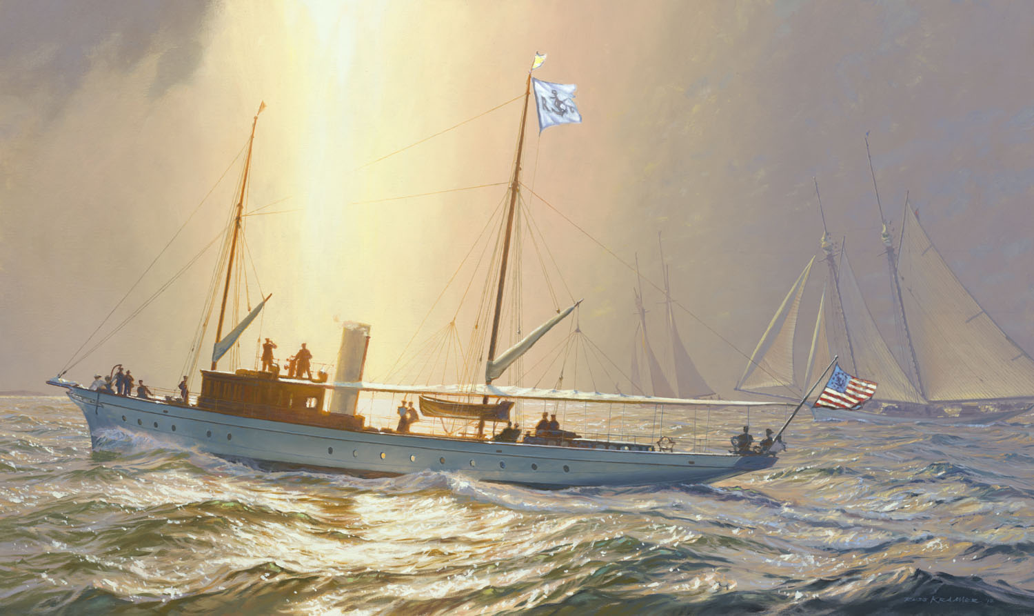 1500x893 Late Day Finish - Marine Painting