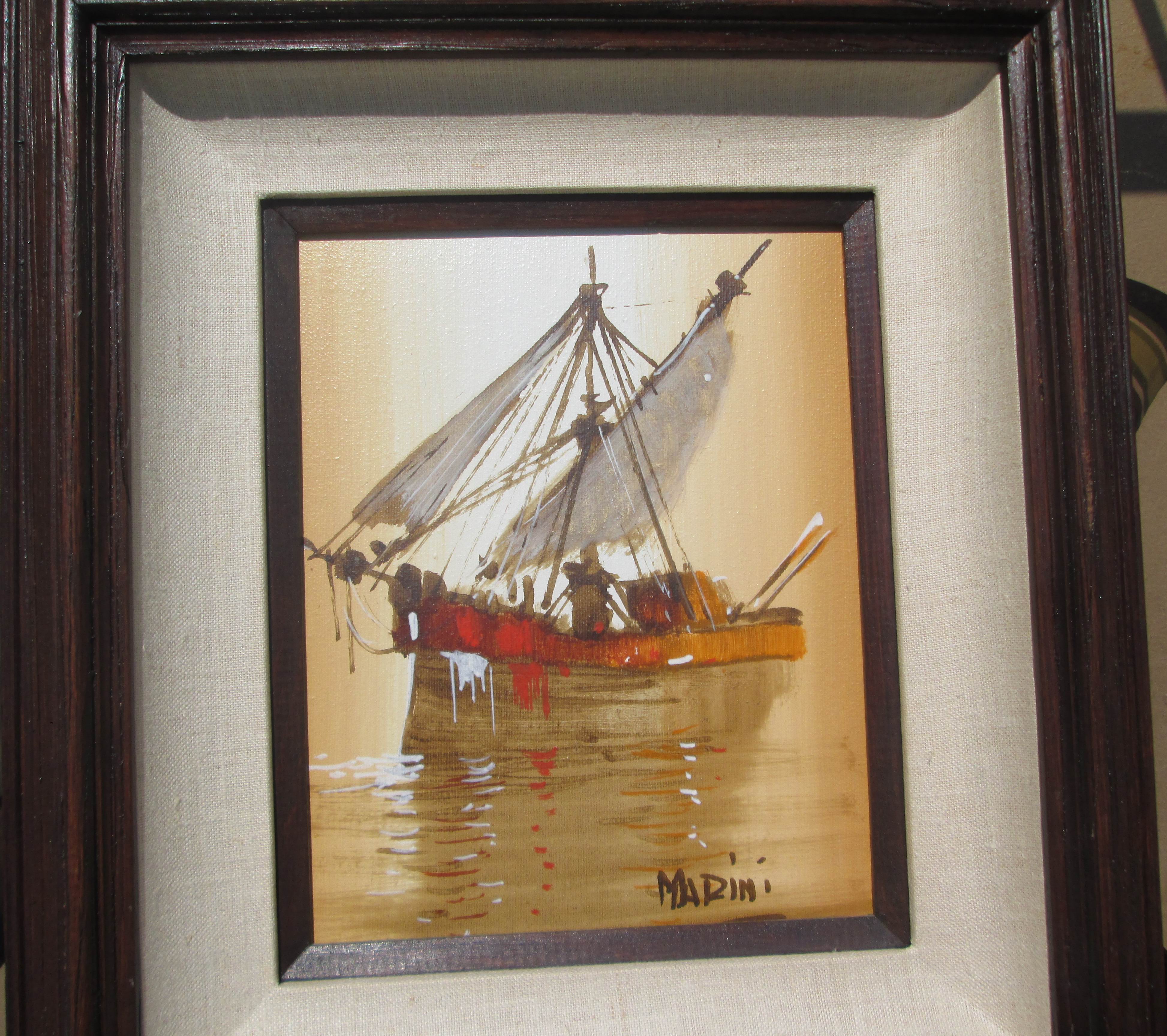 3892x3455 I Have An Oil Painting By An Artist Named Marini (No Initial) - Marini Painting