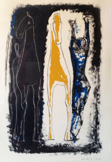 386x559 Acrobat Unique By Marino Marini - Marini Painting