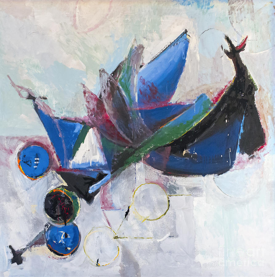 893x900 The Fall Of The Angel By Marino Marini Photograph By Roberto - Marini Painting