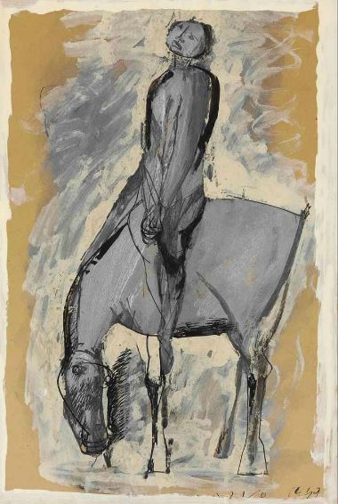 380x566 Marino Marini Paintings - Marini Painting