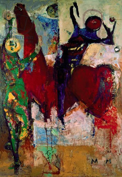 414x599 Artwork By Marino Marini - Marini Painting