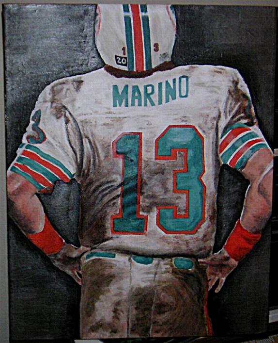 574x707 Dan Marino Painting Page - Marino Painting