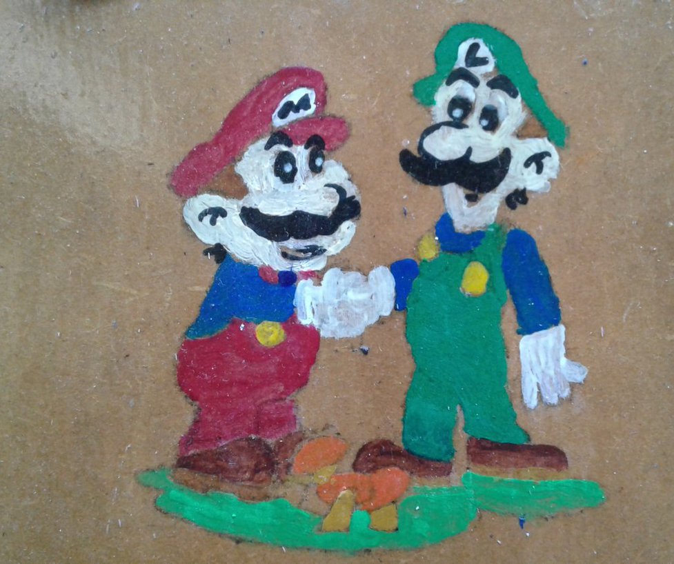 977x818 Super Mario Bros Painting By Dutchbronyfan - Mario Bros Painting
