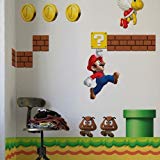 160x160 Nintendo Wall Graphics - Mario Brothers Painting