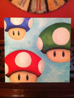 236x315 Super Mario Misc. Room, Mario Room And Kids Rooms - Mario Canvas Painting