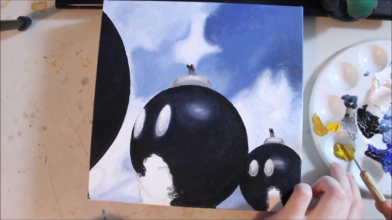 1280x720 Bob Omb Battlefield From Super Mario 64 Canvas Painting - Mario Canvas Painting