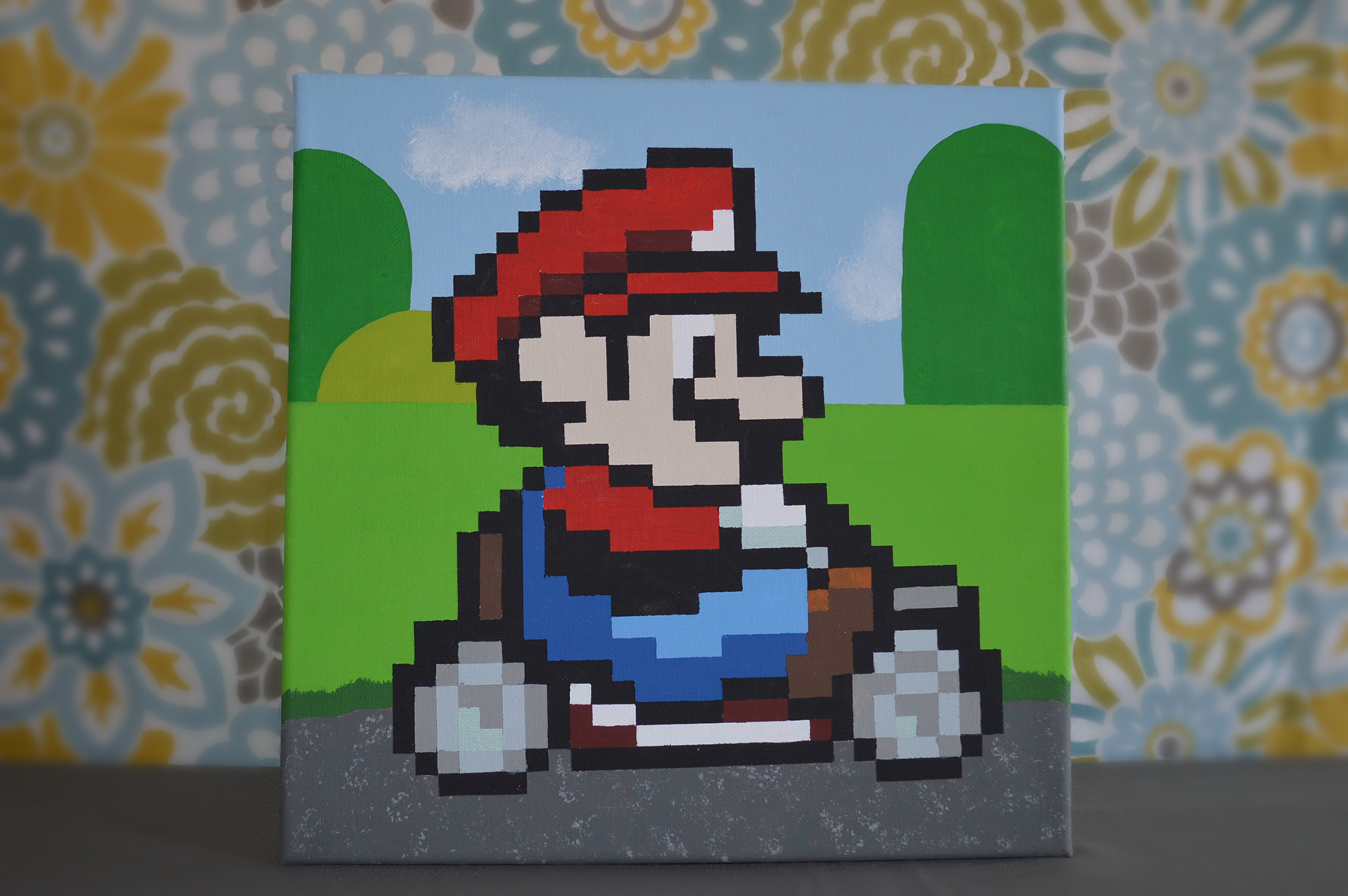 1800x1197 Mario Kart Painting Palmer's Pixels - Mario Kart Painting