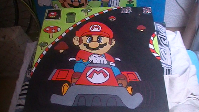 640x360 Mario Kart Painting By Chaoslink1 - Mario Kart Painting