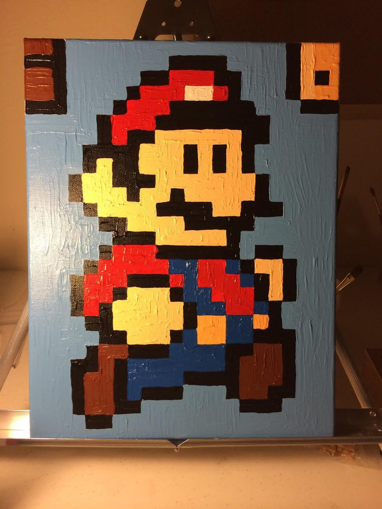 768x1024 Mario Painting Tim Priebe - Mario Painting
