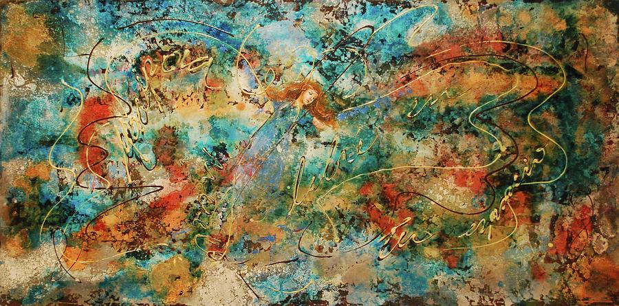 900x445 Mariposa Painting By Vivian Gutierrez - Mariposa Painting