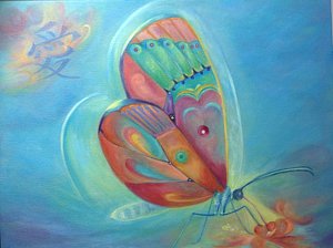 300x224 Mariposa Paintings - Mariposa Painting