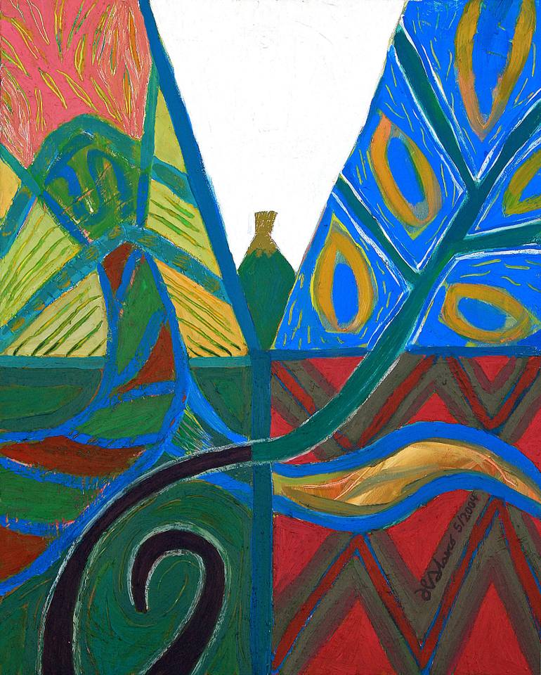 770x960 Saatchi Art Butterfly Man Hombre Mariposa Painting By Alejandro - Mariposa Painting