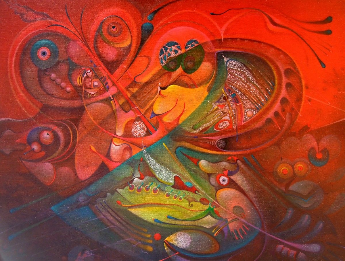 1200x910 El De La Mariposa (Alvaro Mejias) - Mariposa Painting