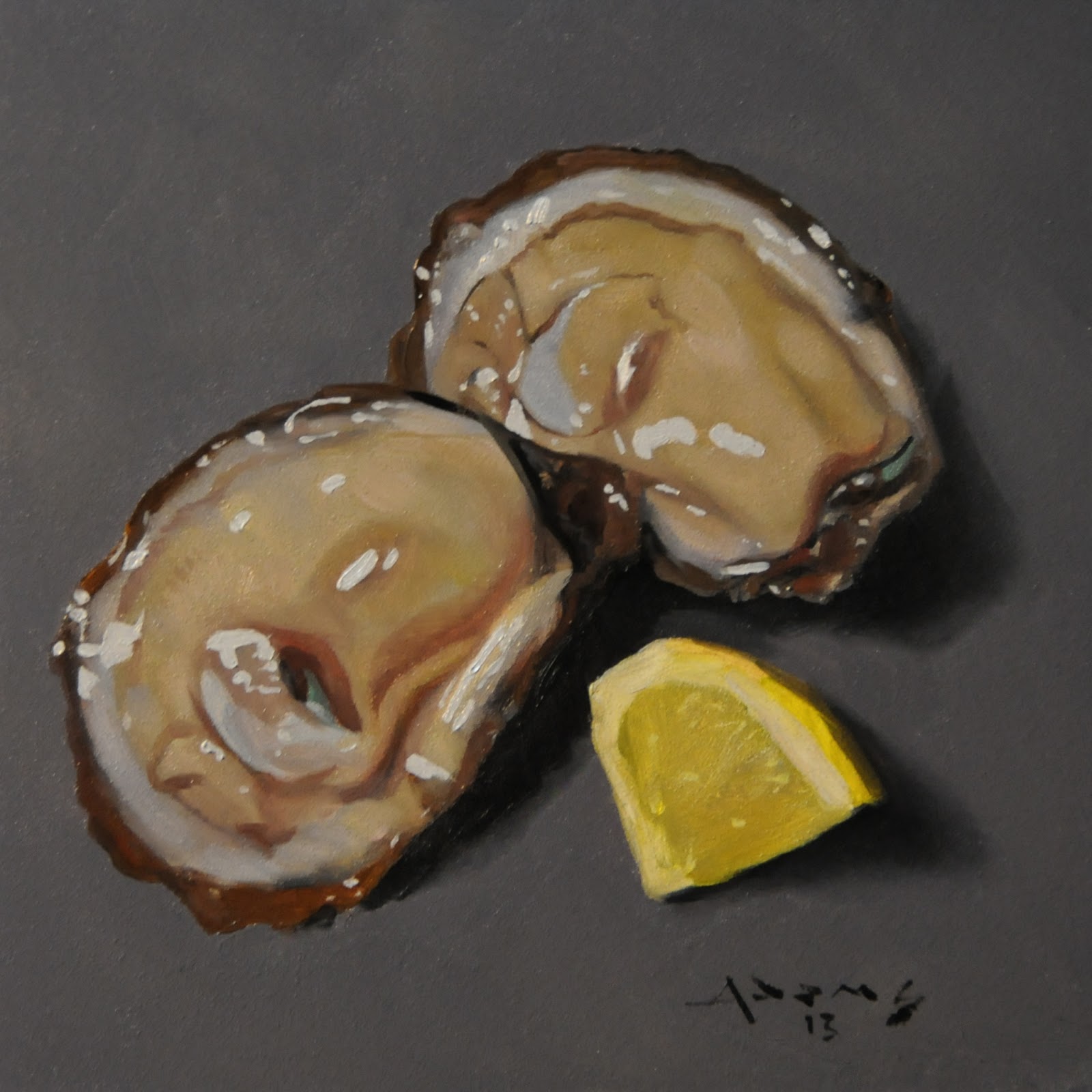 1600x1600 Mark Adams Studio Oysters - Mark Adams Painting