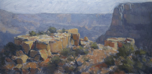 500x245 Painting The Grand Canyon In Oil A Step By Step Demo - Mark Johnson Painting