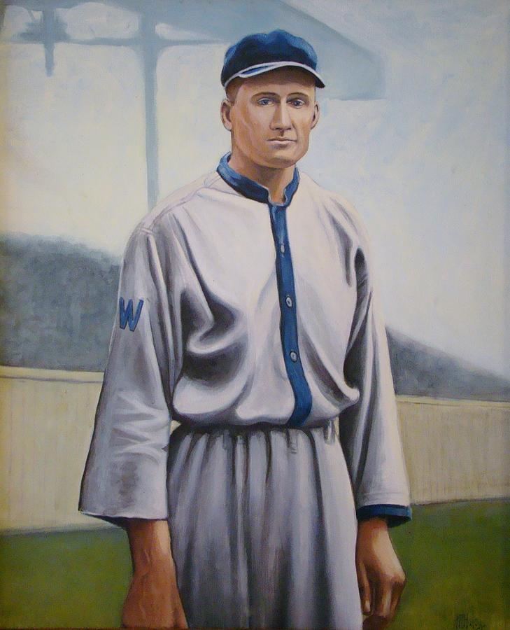 729x900 Walter Johnson Painting By Mark Haley - Mark Johnson Painting