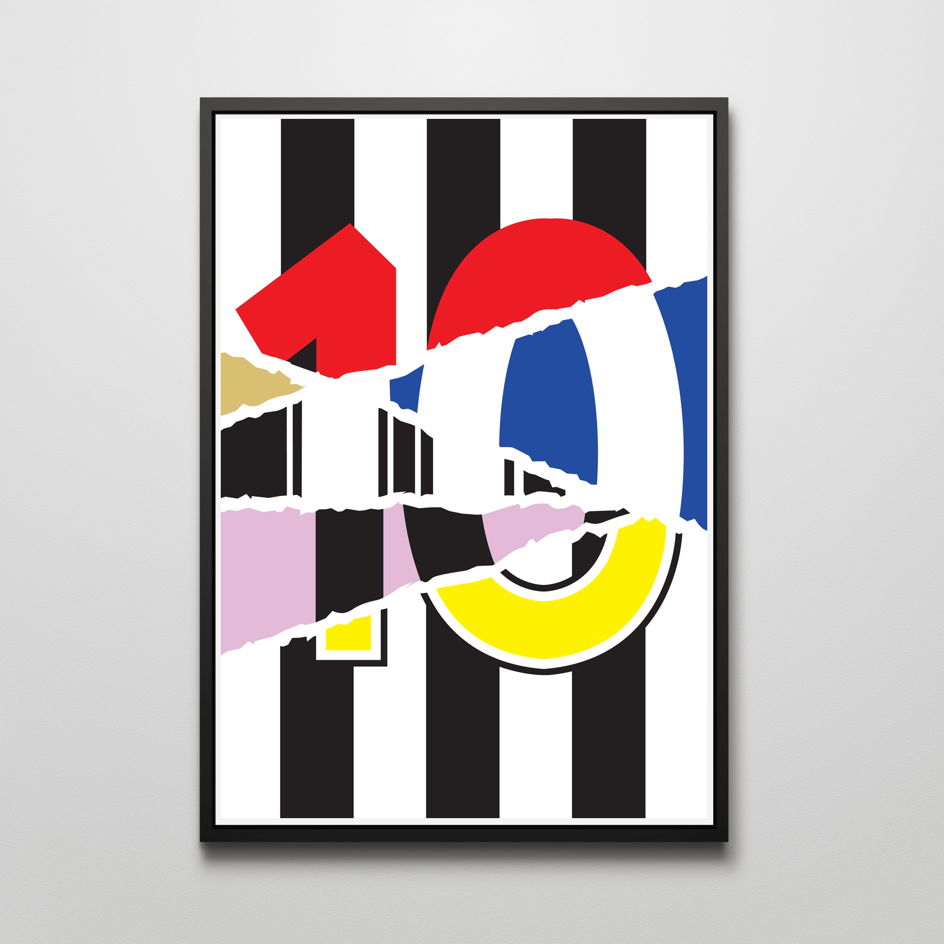 1890x1890 Juve 10 Print By Mark Johnson Art Of Football - Mark Johnson Painting