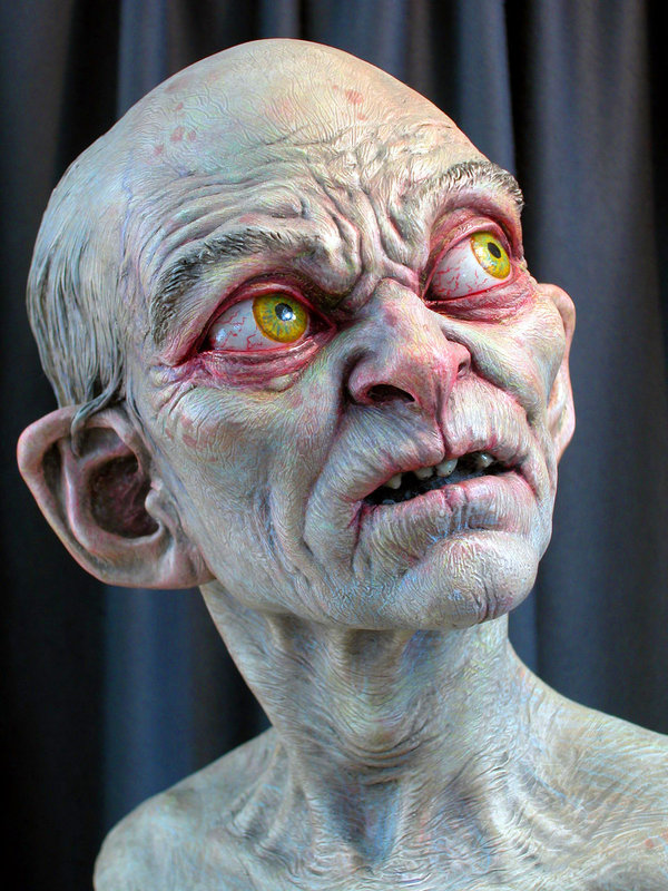 600x800 Painted Gollum By Marknewman - Mark Newman Painting