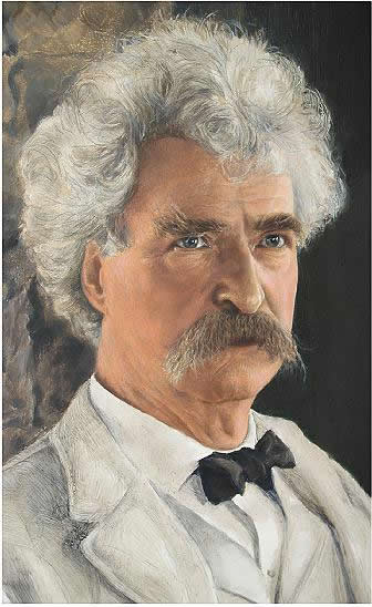336x548 Mark Twain Quotations - Mark Twain Painting