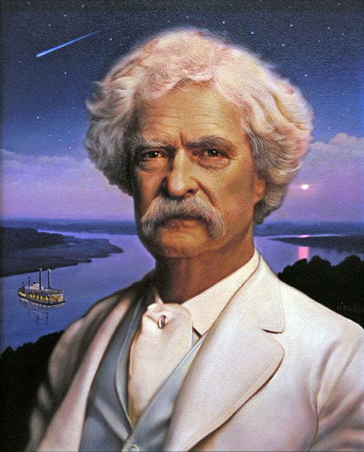 515x640 Mark Twain (Character) - Mark Twain Painting