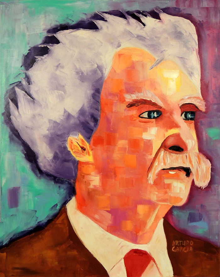700x881 Mark Twain - Mark Twain Painting