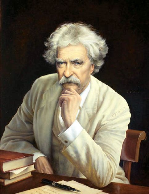 483x629 Mark Twain - Mark Twain Painting
