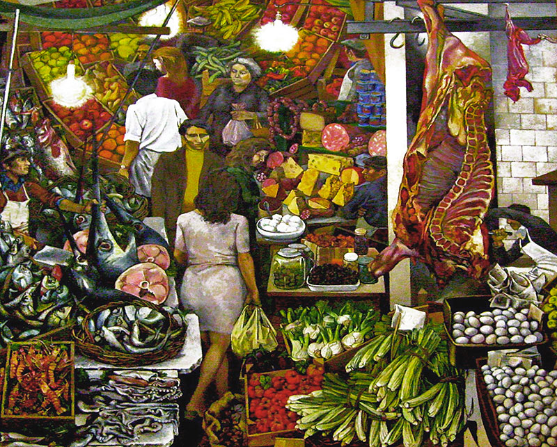 Marketplace Painting At Paintingvalley Com Explore Collection Of