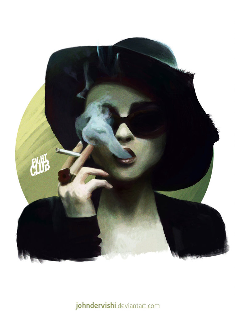 762x1047 Marla Singer (Fight Club) Study By Johndervishi - Marla Singer Painting
