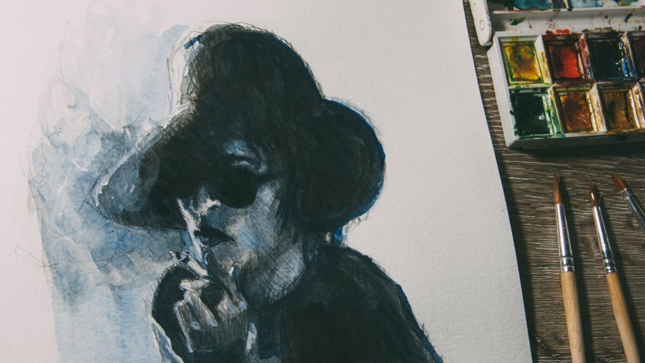 1280x720 Marla Singer - Marla Singer Painting