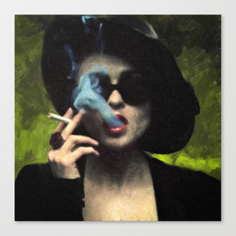 264x264 Marla Singer Canvas Prints Society6 - Marla Singer Painting