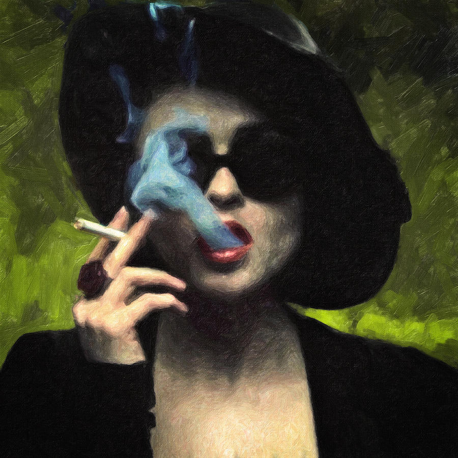 900x900 Marla Singer Painting By Zapista - Marla Singer Painting