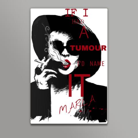 480x480 Fight Club Marla Singer Wall Art Artist Srey Postergully - Marla Singer Painting