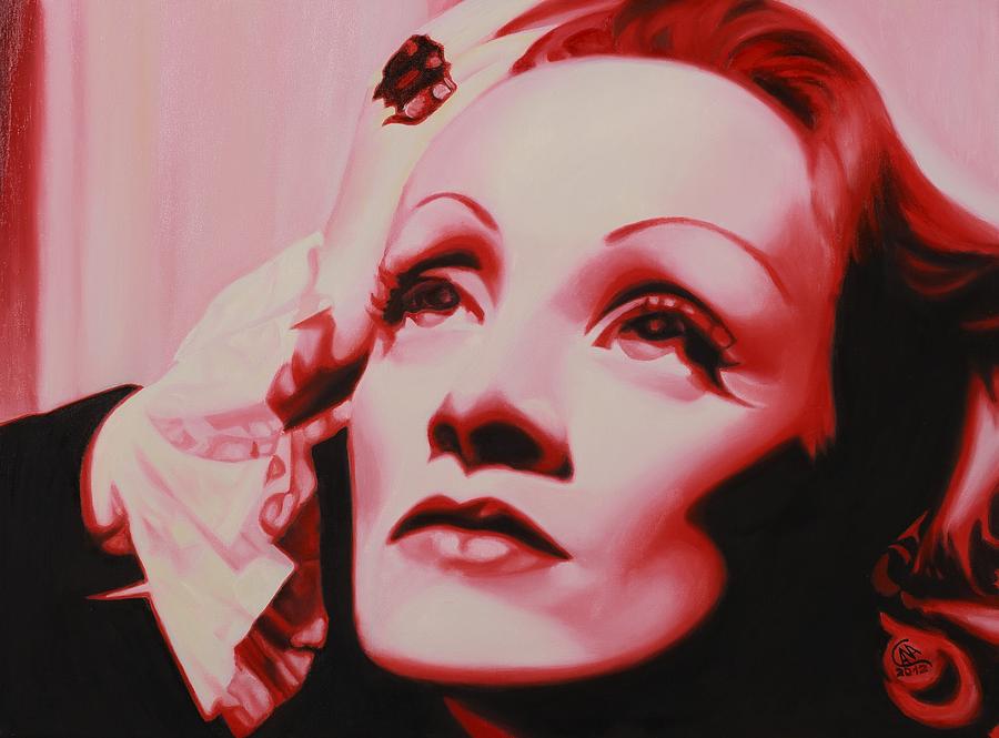Marlene Dietrich Painting at Explore collection of
