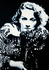 209x300 Marlene Dietrich Paintings Fine Art America - Marlene Dietrich Painting
