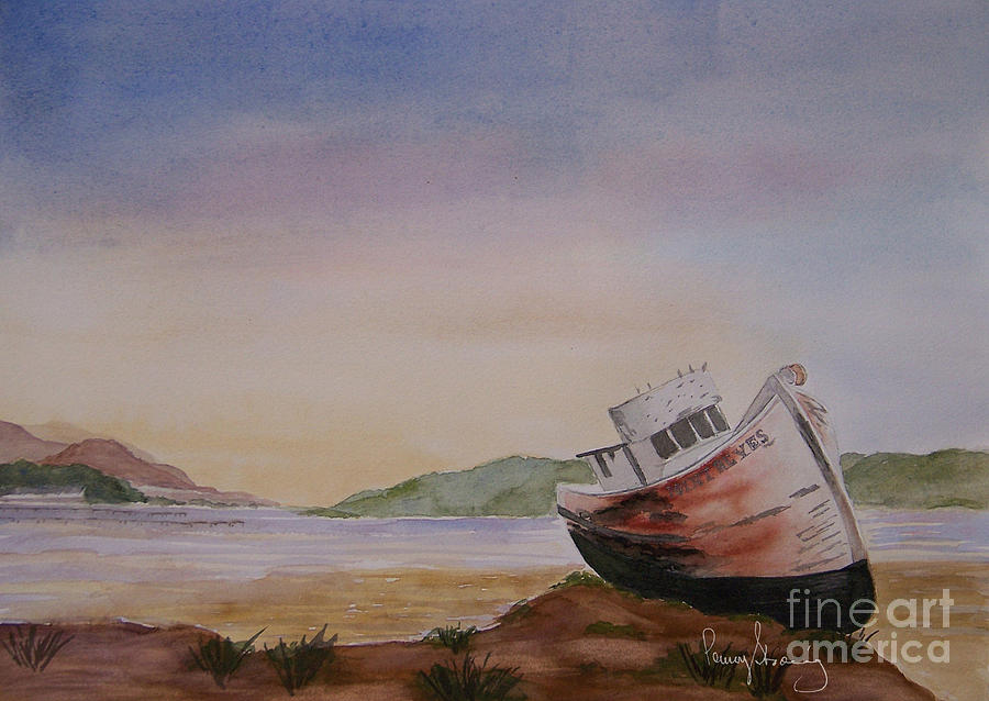 900x638 Marooned Painting By Penny Stroening - Marooned Painting