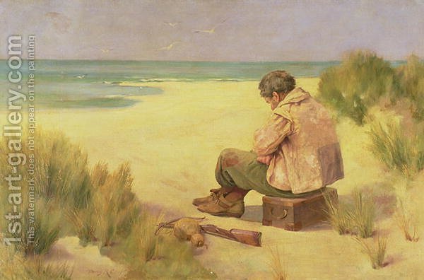 600x396 Marooned Percy Robert Craft Reproduction 1st Art Gallery - Marooned Painting