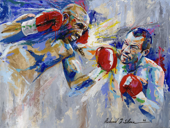 561x422 Marquez Vs. Casamayor - Marquez Painting