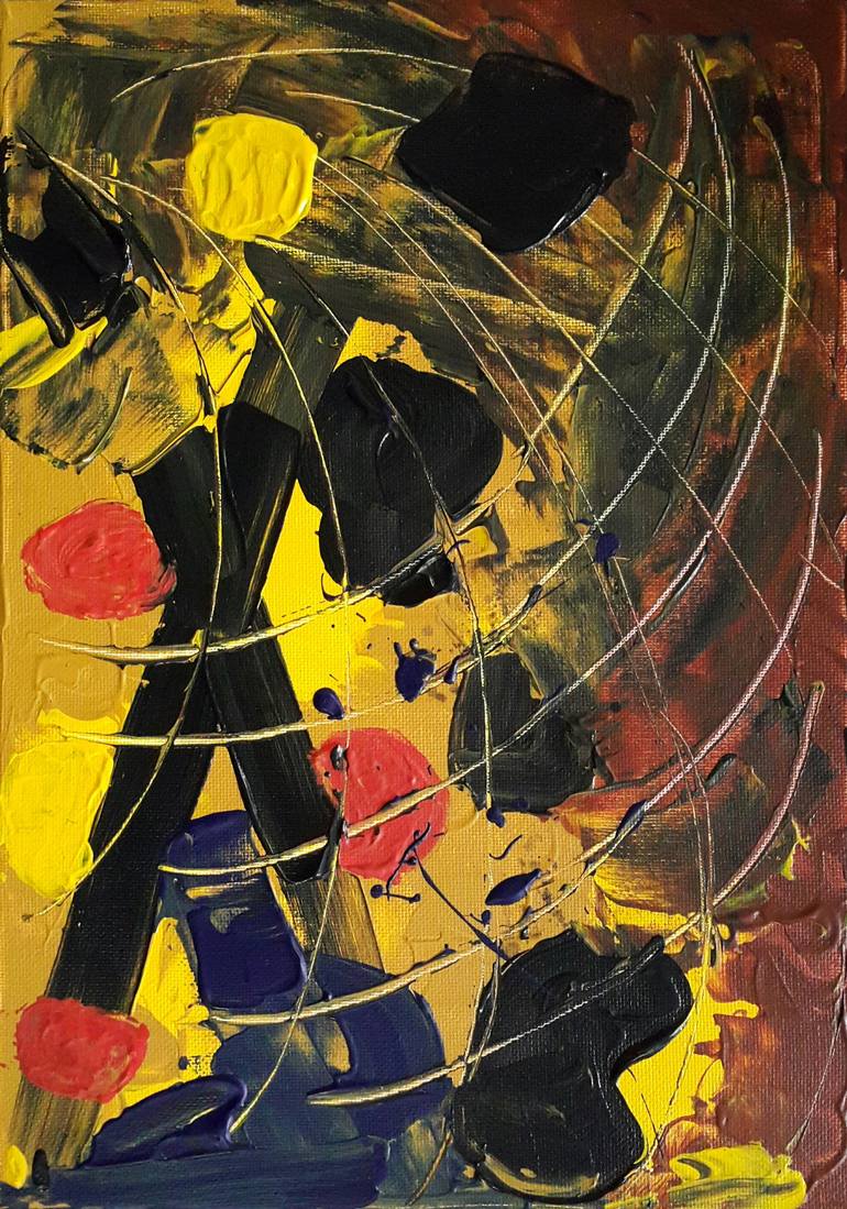 770x1099 Saatchi Art Orbital Chaos Painting By Iyan Marquez - Marquez Painting