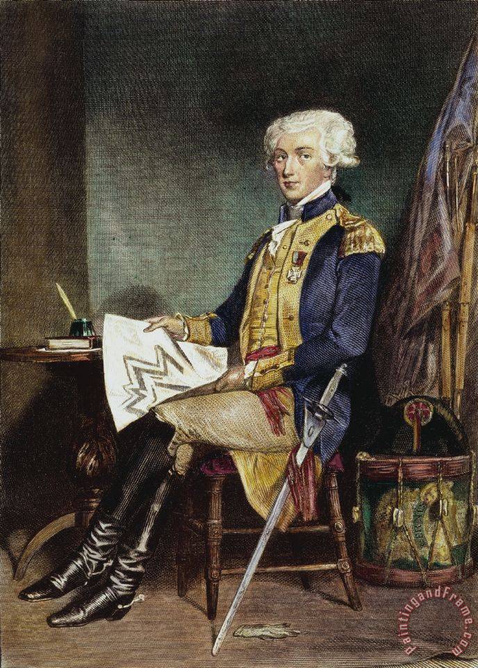 688x960 Others Marquis De Lafayette Painting - Marquis De Lafayette Painting