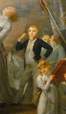 220x380 Georges Washington De La Fayette - Marquis De Lafayette Painting