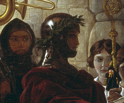 415x345 The Marriage Of Strongbow And Aoife - Marriage Of Strongbow And Aoife Painting