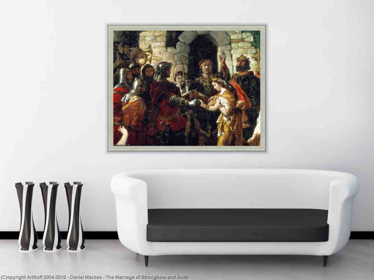 1280x960 The Marriage Of Strongbow And Aoife By Daniel Maclise - Marriage Of Strongbow And Aoife Painting
